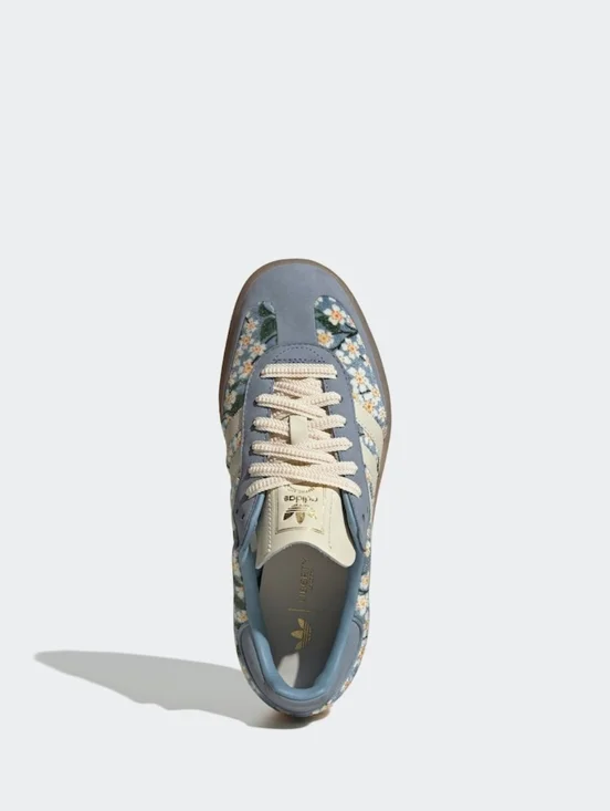 Women's Adidas x Liberty London Sambae 'Blue Cream White' - Picture 9 of 16